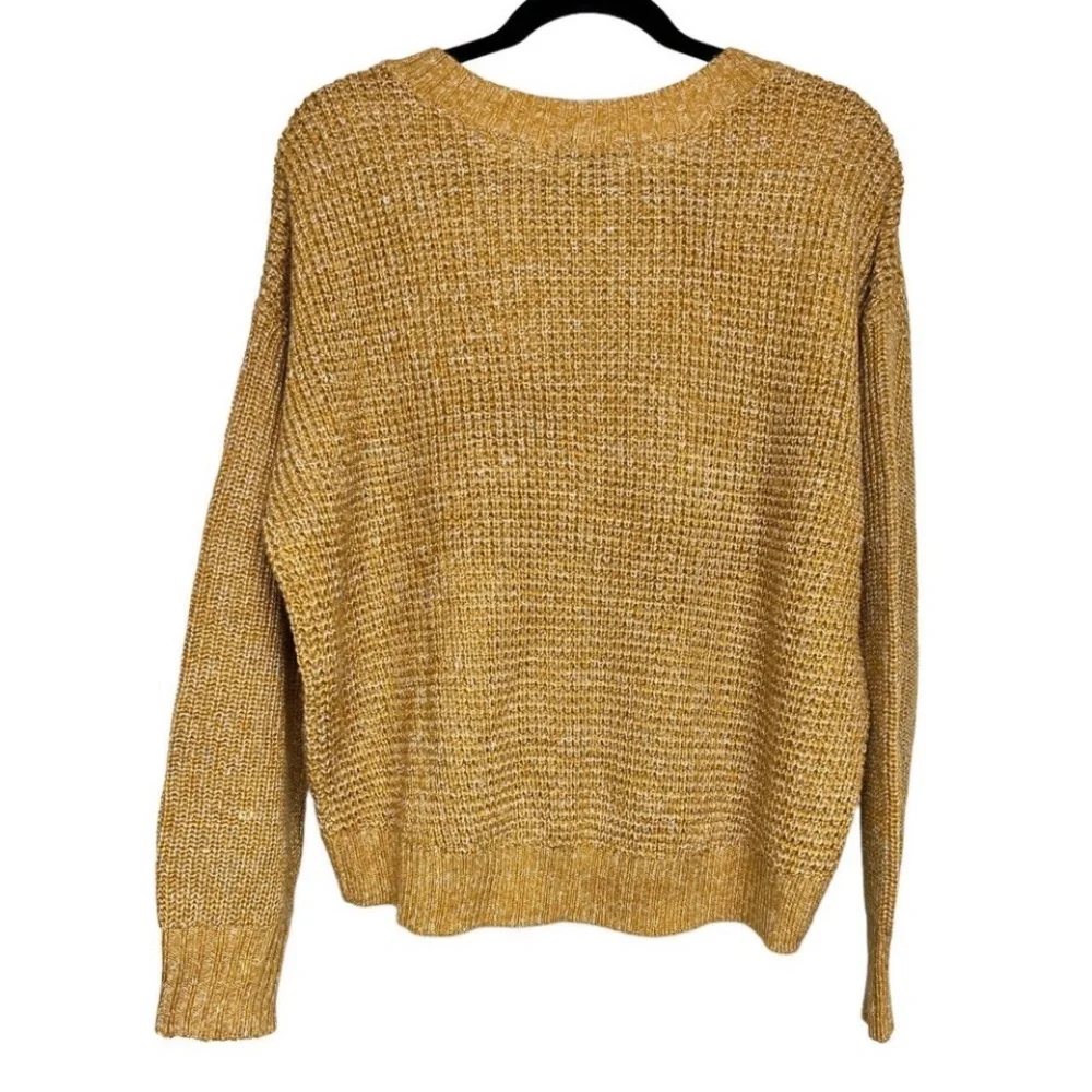 Sanctuary Sorry Not Sorry Ivory Chunky Knit Sweater Drop Shoulder Size Medium - Picture 2 of 4